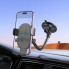Автотримач для телефона HOCO H20 Mighty one-button car holder(windshield) Black (6942007601597) (14709)