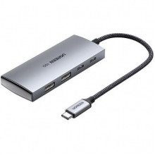 USB-хаб UGREEN CM480 USB-C to 2× USB 3.2+2×USB-C Adapter 10G (UGR-30758) (UGR-30758) (14909)