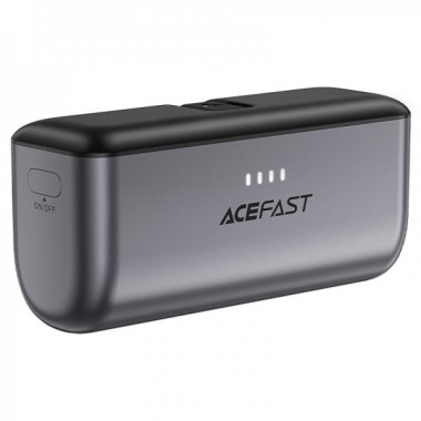 Зовнішній акумулятор ACEFAST M9-5000 PD20W capsule power bank Black (6974316283201) (19909)
