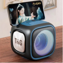 Портативная Bluetooth колонка TG359 7W с RGB подсветкой Чёрная (15019)