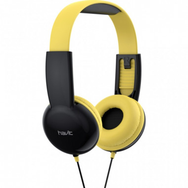 Наушники Havit HV-H211d Yellow/Black (HV-H211d) (17219)