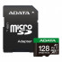Карта памяти ADATA 128GB microSD class 10 UHS-I U3 V30 A2 Speed Plus (UD128GUI3V30A2SP-RA1) (22219)