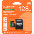 Карта памяти ADATA 128GB microSD class 10 UHS-I U3 V30 A2 Speed Plus (UD128GUI3V30A2SP-RA1) (22219)