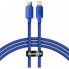 Кабель Baseus Crystal Shine Series Fast Charging Data Cable Type-C to iP 20W 2m Blue (CAJY000303) (18319)