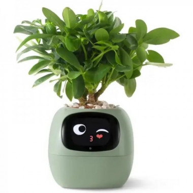 Інтерактивний розумний горщик для рослин Ivy Smart Planter Tuya AI, Green (ISPTAG) (15419)