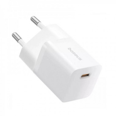 Мережевий зарядний пристрій Baseus  GaN5 Fast Charger (mini) 1C 25W EU Moon White (P10110909213-00) (14619)