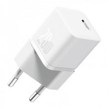 Мережевий зарядний пристрій Baseus GaN5 Fast Charger(mini) 1C 20W EU White (CCGN050102) (14719)