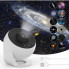 Проектор звездного неба + 12 картриджей, от USB, Galaxy Projector, Белый / Планетарий для спальни / Ночник звездное небо (19029)