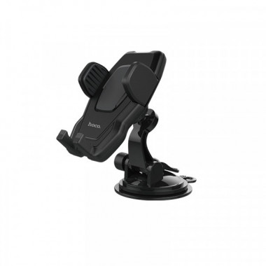 Автотримач для телефона HOCO CA31 cool run suction cup car holder Black (6957531077602) (20129)