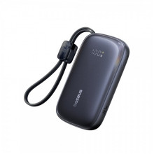 Зовнішній акумулятор Baseus EnerFill FC21 Qpow 3 Ultra Digital Display Power Bank with Detachable Cable 20000mAh 22.5W Cosmic Black (E0027M00) (21229)