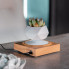 Магнітний левітаційний горщик для рослин HCNT Magnetic Levitating Pot M10-FP  Wood Grain (SIM10-FP) (15329)