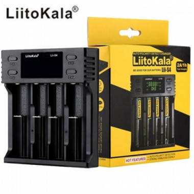 Зарядное устройство LiitoKala Lii-S4 для 4x аккумуляторов 18650, 26650, 21700, АА, ААА Li-Ion, LiFePO4, NiMH (21329)
