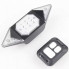 Велофонарь LY-6700 с указанием поворотов (red+yellow+blue), ЗУ microUSB, Li-Ion аккум., пульт управления (9329)