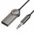 Bluetooth-ресивер BOROFONE BC56 Peaceful car AUX BT receiver with cable Metal Gray (6941991113031) (17429)