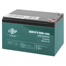 Тяговый свинцово-кислотный AGM аккумулятор LP 6-DZM-12 Ah (15529)