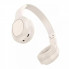Бездротові накладні навушники HOCO W46 Charm BT headset Milky White (6942007601702) (8529)