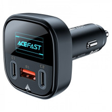 Автомобільний зарядний пристрій ACEFAST B5 101W (2C+A) metal car charger with OLED smart display (6974316281436) (8629)