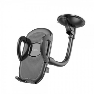 Автотримач для телефона HOCO H10 General car holder(windshield) Black (6931474791580) (14829)