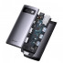 USB-хаб Baseus Metal Gleam Series 7-in-1 Multifunctional Type-C HUB Docking Station Gray （Type-C to HDMI*1+USB3.0*3+PD*1+VGA*1+RJ45*1） (WKWG040013) (15039)
