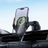 Автотримач для телефона з БЗП HOCO HW34 Blue whale 3-axis linkage wireless fast charging car holder(center console) (6942007652148) (20139)
