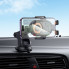 Автотримач для телефона з БЗП HOCO HW34 Blue whale 3-axis linkage wireless fast charging car holder(center console) (6942007652148) (20139)