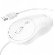 Миша HOCO GM13 Esteem business wired mouse White (6931474757852) (21139)