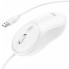 Миша HOCO GM13 Esteem business wired mouse White (6931474757852) (21139)