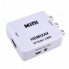 Адаптер HDMI to AV RCA переходник конвертер 720p/1080p Белый (9139)