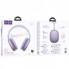 Бездротові накладні навушники HOCO W65 Happy BT headphones Purple (6942007650373) (20239)