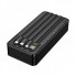 Зовнішній акумулятор BOROFONE BJ84A Smooth power bank with four cables(20000mAh) Black (6941991126178) (21239)