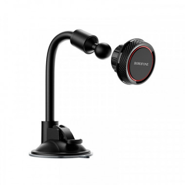 Автотримач для телефона BOROFONE BH18 Journey series in-car phone holder, carbon fiber pattern durable (6931474711021) (17439)