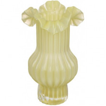 Ваза скляна "Toulouse" Ø13.5х26см, лимонний жовтий (19439)