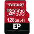 Карта пам'яті microSDXC (UHS-1 U3) Patriot EP Series 128Gb class 10 V30 (R-100MB/s, W-80MB/s) (adapter SD) (PEF128GEP31MCX) (439)