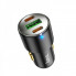 Автомобільний зарядний пристрій HOCO NZ6 PD45W 3-port(2C1A) car charger Black (6931474765185) (8439)