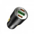 Автомобільний зарядний пристрій HOCO NZ6 PD45W 3-port(2C1A) car charger Black (6931474765185) (8439)