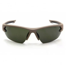 Защитные очки Venture Gear Tactical Semtex 2.0 Tan (лесно-серые) Anti-Fog, черно-зеленые в песчаной оправе (1539)
