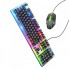 Миша + клавіатура HOCO GM18 Luminous gaming keyboard and mouse set Black (6931474783684) (539)