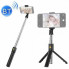 Селфи палка штатив тренога для телефона Bluetooth с пультом Selfie Stick K07 Чёрный (17639)