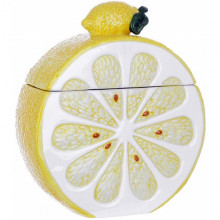 Банка керамічна "Lemon" 900мл, для сипучих продуктів, Стиглий лимон (2639)