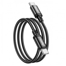 Кабель HOCO X89 Wind 60W charging data cable Type-C to Type-C Black (6931474784384) (19739)