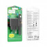 Мережевий зарядний пристрій з кабелем HOCO CS14A Ocean PD20W+QC3.0 charger set(Type-C to Type-C) Black (6942007603911) (19839)