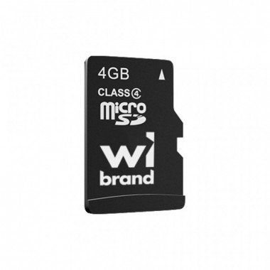 Карта памяти Wibrand 4GB mictoSD class 4 (WICDC4/4GB) (17149)
