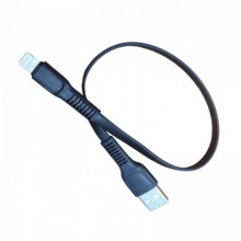 Кабель зарядный Baseus Flat Lightning Cable Fast Data Sync Charging 0.25м (CALZY-A01) Чёрный Оригинал (9249)