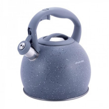 Чайник Kamille Whistling Kettle 3л з нержавіючої сталі зі свистком, сірий мармур (1549)