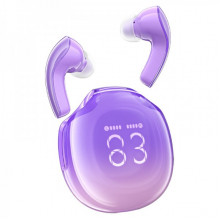 Бездротові навушники ACEFAST T9 Crystal (Air) color bluetooth earbuds Grape Purple (6974316282563) (8549)