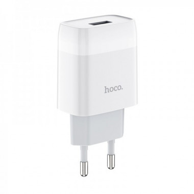 Мережевий зарядний пристрій HOCO C72A Glorious single port charger 10.5W White (6931474712899) (19849)