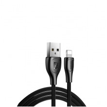 Кабель Remax Lesu Pro USB 2.0 to Lightning 2.1A 1M Черный (RC-160) (2849)