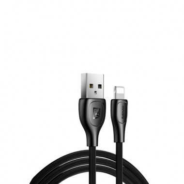 Кабель Remax Lesu Pro USB 2.0 to Lightning 2.1A 1M Черный (RC-160) (2849)