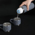 Подарочный набор Vacuum Flask SET вакуумный термос из нержавеющей стали 3 чашки Серый (20949)