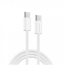 Кабель WUW-X200 Type-C to Type-C PD 60W white (WUW-X200TT) (15059) Кабель WUW-X200 Type-C to Type-C PD 60W white (WUW-X200TT) (15059)